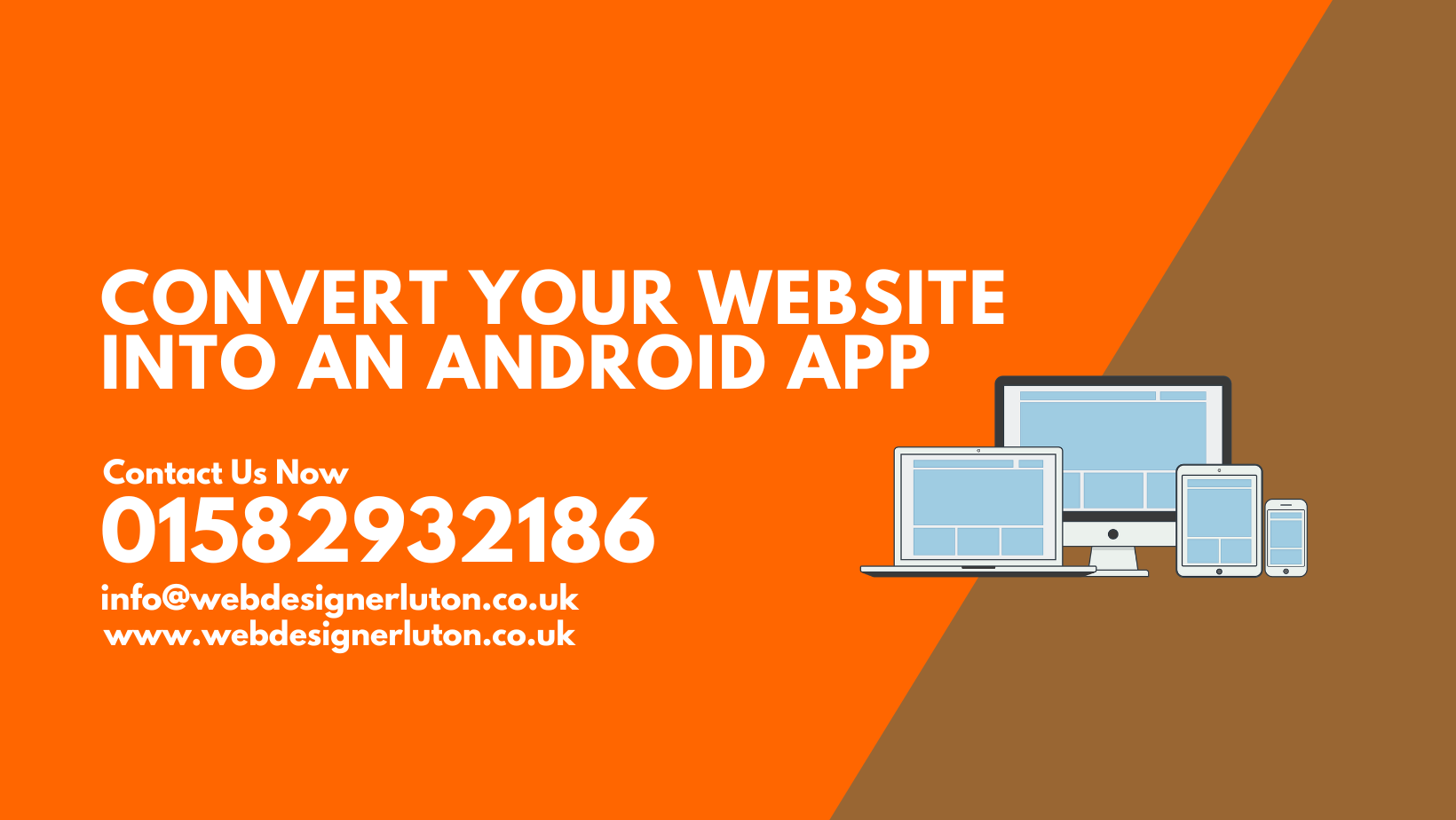 Convert Your Website into an Android App with Web Designer Luton