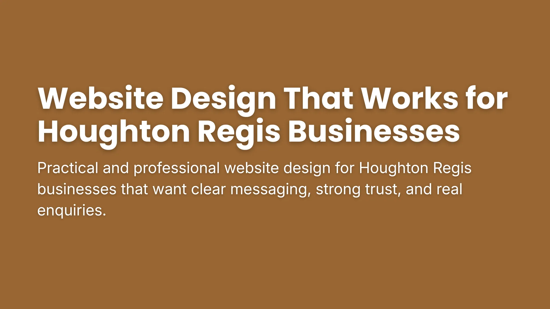 Web Design Services in Houghton Regis
